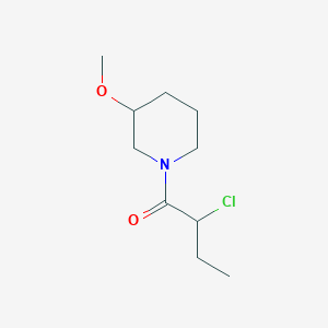 molecular formula C10H18ClNO2 B1476772 2-Chloro-1-(3-methoxypiperidin-1-yl)butan-1-one CAS No. 2092722-70-6
