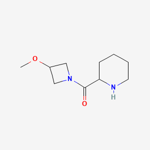 molecular formula C10H18N2O2 B1476776 (3-Methoxyazetidin-1-yl)(piperidin-2-yl)methanone CAS No. 1862359-64-5