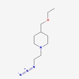 molecular formula C10H20N4O B1476781 1-(2-Azidoethyl)-4-(ethoxymethyl)piperidine CAS No. 2098078-50-1