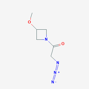 2-Azido-1-(3-methoxyazetidin-1-yl)ethan-1-one