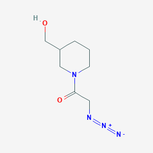 2-Azido-1-(3-(hydroxymethyl)piperidin-1-yl)ethan-1-one