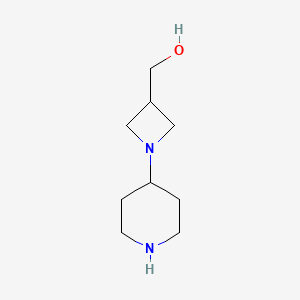 molecular formula C9H18N2O B1476789 (1-(Piperidin-4-yl)azetidin-3-yl)methanol CAS No. 2092722-39-7