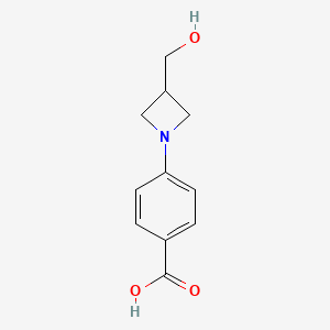 4-(3-(Hydroxymethyl)azetidin-1-yl)benzoic acid