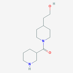 (4-(2-Hydroxyethyl)piperidin-1-yl)(piperidin-3-yl)methanone