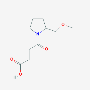 4-(2-(Methoxymethyl)pyrrolidin-1-yl)-4-oxobutanoic acid