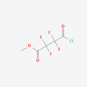 molecular formula C5H3ClF4O3 B14768021 Methyl 4-chloro-2,2,3,3-tetrafluoro-4-oxobutanoate 