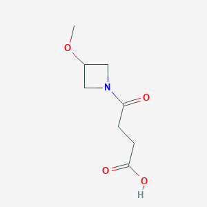 molecular formula C8H13NO4 B1476804 4-(3-Methoxyazetidin-1-yl)-4-oxobutanoic acid CAS No. 1865080-19-8