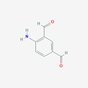 molecular formula C8H7NO2 B14768057 4-Aminoisophthalaldehyde 