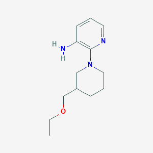 molecular formula C13H21N3O B1476809 2-(3-(Ethoxymethyl)piperidin-1-yl)pyridin-3-amine CAS No. 2098037-38-6