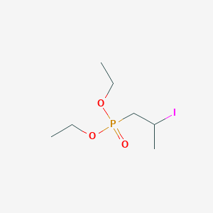 molecular formula C7H16IO3P B14768112 1-Diethoxyphosphoryl-2-iodo-propane 