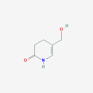 molecular formula C6H9NO2 B14768136 5-(Hydroxymethyl)-1,2,3,4-tetrahydropyridin-2-one 