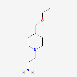 2-(4-(Ethoxymethyl)piperidin-1-yl)ethan-1-amine