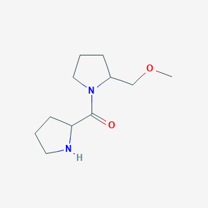 molecular formula C11H20N2O2 B1476822 2-(Methoxymethyl)-1-prolylpyrrolidine CAS No. 2097955-20-7