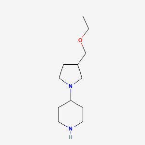 4-(3-(Ethoxymethyl)pyrrolidin-1-yl)piperidine