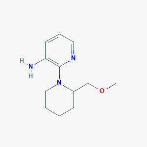 2-(2-(Methoxymethyl)piperidin-1-yl)pyridin-3-amine