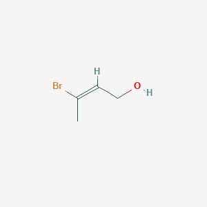 molecular formula C4H7BrO B14768327 (2E)-3-bromo-but-2-ene-1-ol 