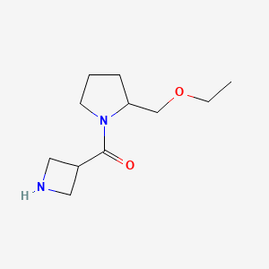 molecular formula C11H20N2O2 B1476839 Azetidin-3-yl(2-(ethoxymethyl)pyrrolidin-1-yl)methanone CAS No. 2098124-12-8