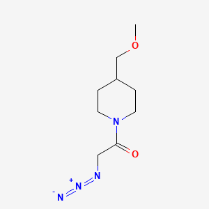molecular formula C9H16N4O2 B1476849 2-Azido-1-(4-(methoxymethyl)piperidin-1-yl)ethan-1-one CAS No. 2098031-45-7