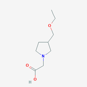 2-(3-(Ethoxymethyl)pyrrolidin-1-yl)acetic acid