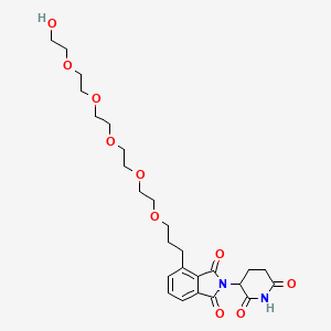 molecular formula C26H36N2O10 B14768514 Thalidomide-C3-PEG5-OH 