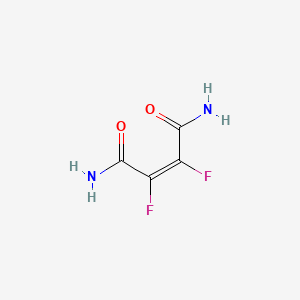 molecular formula C4H4F2N2O2 B14768540 2,3-Difluoromaleamide 