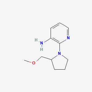 2-(2-(Methoxymethyl)pyrrolidin-1-yl)pyridin-3-amine