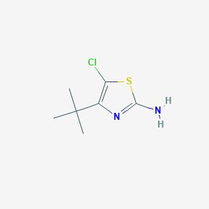 molecular formula C7H11ClN2S B14768585 4-(Tert-butyl)-5-chlorothiazol-2-amine 