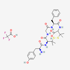 molecular formula C32H40F3N5O9S2 B14768609 DPDPE trifluoroacetate 