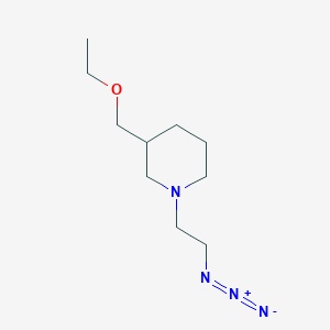 molecular formula C10H20N4O B1476875 1-(2-叠氮乙基)-3-(乙氧基甲基)哌啶 CAS No. 2097955-28-5