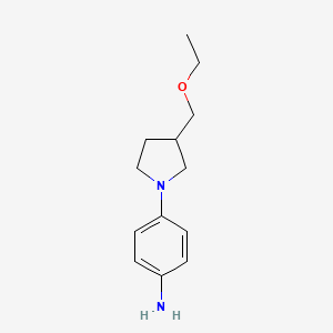 4-(3-(Ethoxymethyl)pyrrolidin-1-yl)aniline