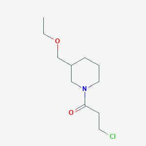 3-Chloro-1-(3-(ethoxymethyl)piperidin-1-yl)propan-1-one