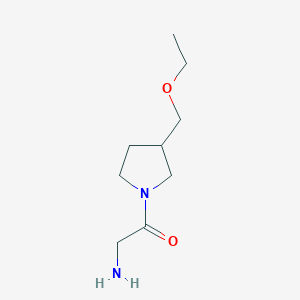 2-Amino-1-(3-(ethoxymethyl)pyrrolidin-1-yl)ethan-1-one