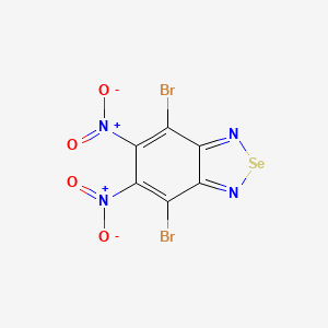 molecular formula C6Br2N4O4Se B14768880 4,7-Dibromo-5,6-dinitro-2,1,3-benzoselenadiazole 