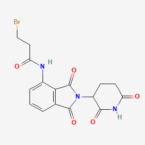 molecular formula C16H14BrN3O5 B14768882 Pomalidomide-CO-C2-Br 