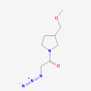 2-Azido-1-(3-(methoxymethyl)pyrrolidin-1-yl)ethan-1-one