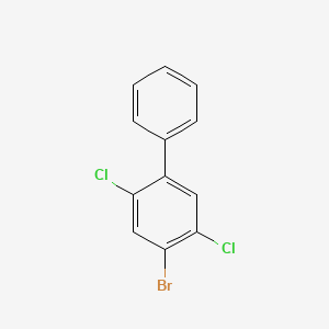 molecular formula C12H7BrCl2 B14768970 4-Bromo-2,5-dichloro-1,1'-biphenyl 