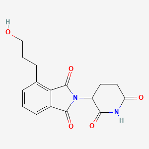 molecular formula C16H16N2O5 B14769026 Thalidomide-C3-OH 