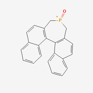 molecular formula C22H16OP+ B14769079 13-phosphoniapentacyclo[13.8.0.02,11.03,8.018,23]tricosa-1(15),2(11),3,5,7,9,16,18,20,22-decaene 13-oxide 