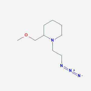 molecular formula C9H18N4O B1476914 1-(2-Azidoethyl)-2-(methoxymethyl)piperidine CAS No. 2024268-82-2