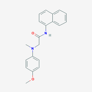 2-((4-Methoxyphenyl)(methyl)amino)-N-(naphthalen-1-yl)acetamide