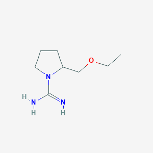 molecular formula C8H17N3O B1476919 2-(乙氧基甲基)吡咯烷-1-甲酰胺 CAS No. 2097978-65-7