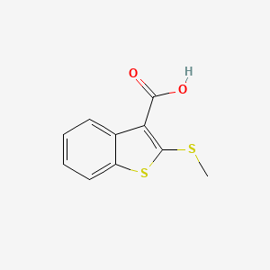 2-(Methylthio)benzo[b]thiophene-3-carboxylic acid