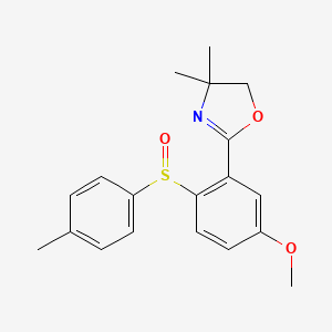 2-(5-Methoxy-2-(p-tolylsulfinyl)phenyl)-4,4-dimethyl-4,5-dihydrooxazole