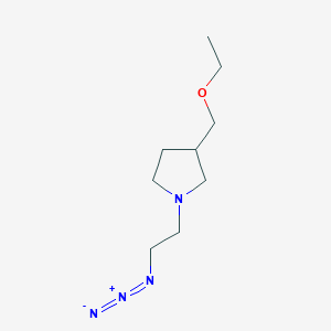 molecular formula C9H18N4O B1476921 1-(2-叠氮乙基)-3-(乙氧甲基)吡咯烷 CAS No. 2098078-81-8