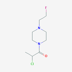 2-Chloro-1-(4-(2-fluoroethyl)piperazin-1-yl)propan-1-one