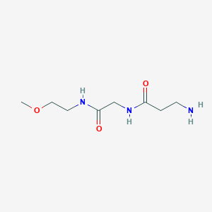 3-Amino-N-(2-((2-methoxyethyl)amino)-2-oxoethyl)propanamide