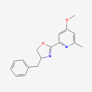 4-Benzyl-2-(4-methoxy-6-methylpyridin-2-yl)-4,5-dihydrooxazole