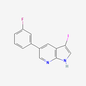 5-(3-Fluorophenyl)-3-iodo-1H-pyrrolo[2,3-b]pyridine