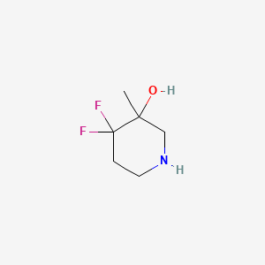 4,4-Difluoro-3-methylpiperidin-3-ol