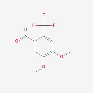 4,5-Dimethoxy-2-(trifluoromethyl)benzaldehyde